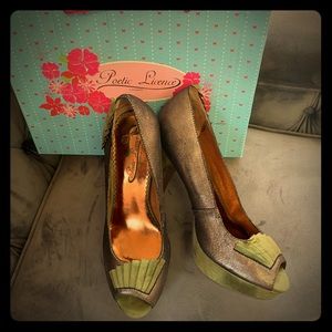 Poetic License Platform Peep Toe Pumps